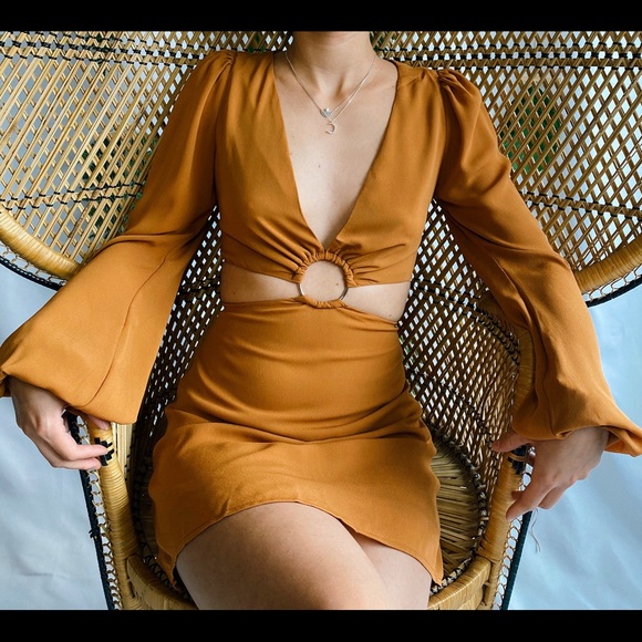 Blue Blush Dresses & Skirts - Ring Detailed Cut Out Dress